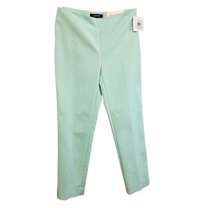 Ellen‎ Tracy Women's Pull On Ankle Length Pants, Soft Mint Green, Size 8